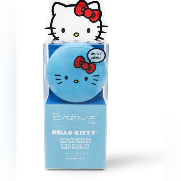 2pack The Crème Shop x Hello Kitty Macaron Red Velvet & Cool As Mint Lip Balms - Picture 6 of 10